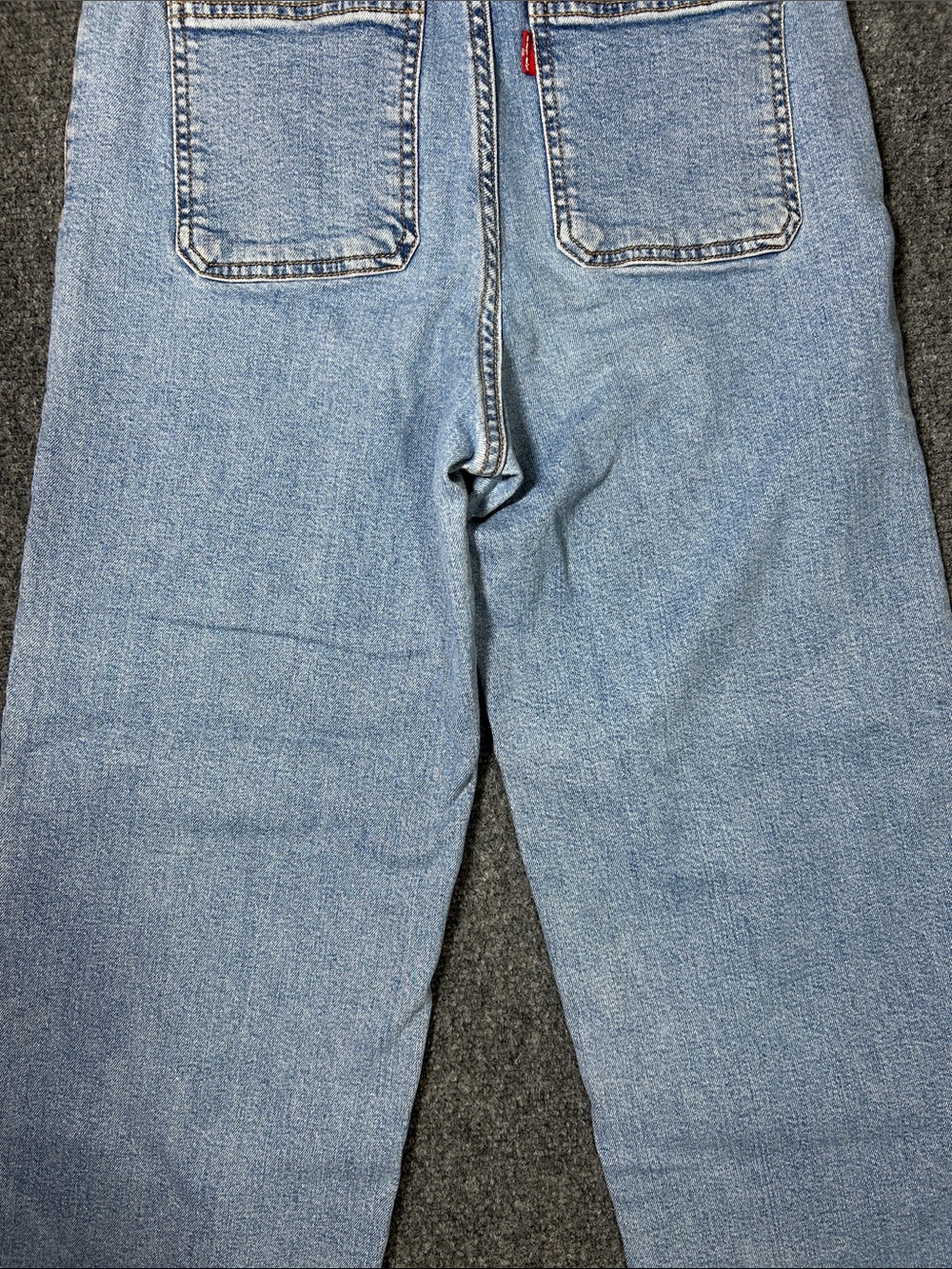 Levi's Ribcage Wide Leg Crop Light Blue Wide-Leg Jeans Women’s 25W x 26L - Picture 12 of 14